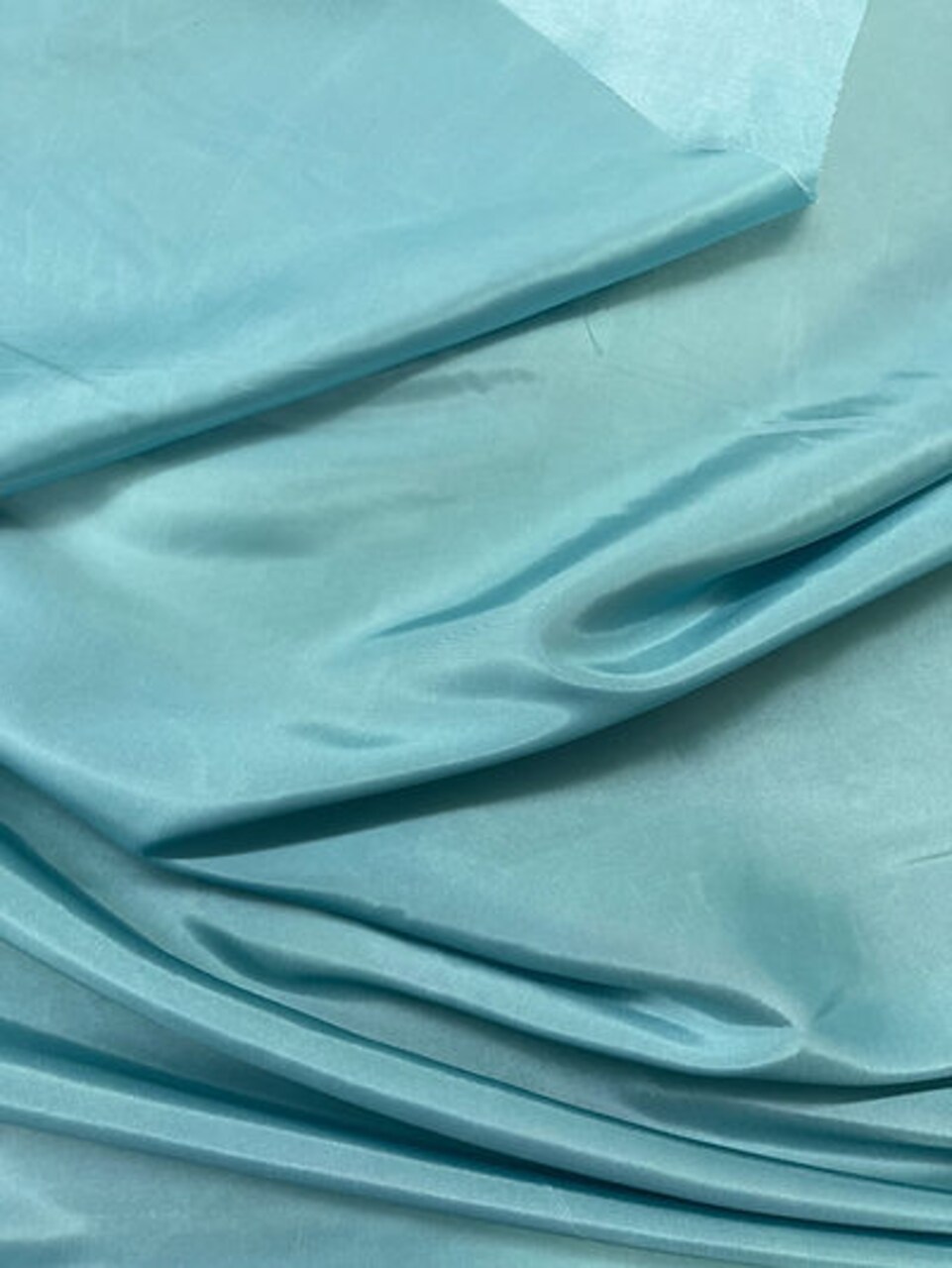 1 Yard Blizzard Blue Taffeta Fabric Elegant Sheen 58/59" Wide